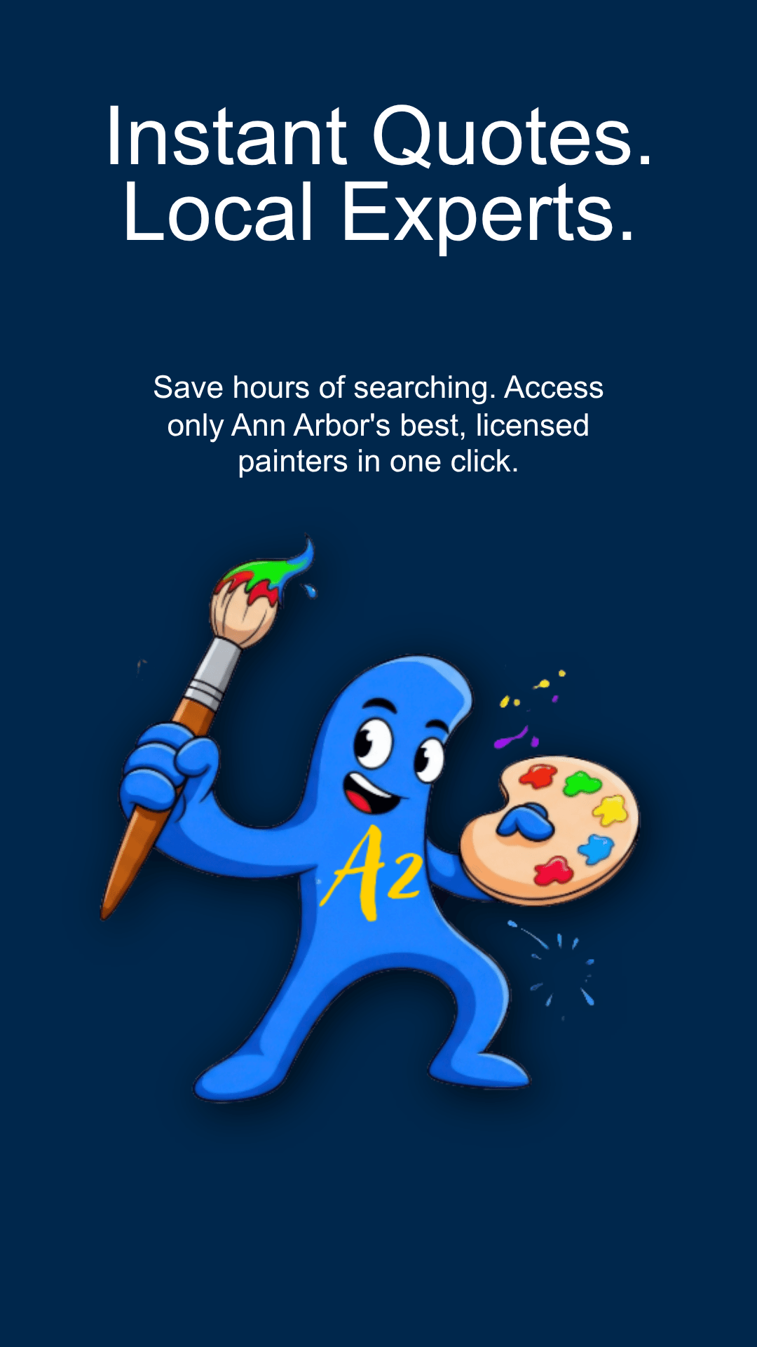 Paintinga2 logo with INSTANT QUOTE